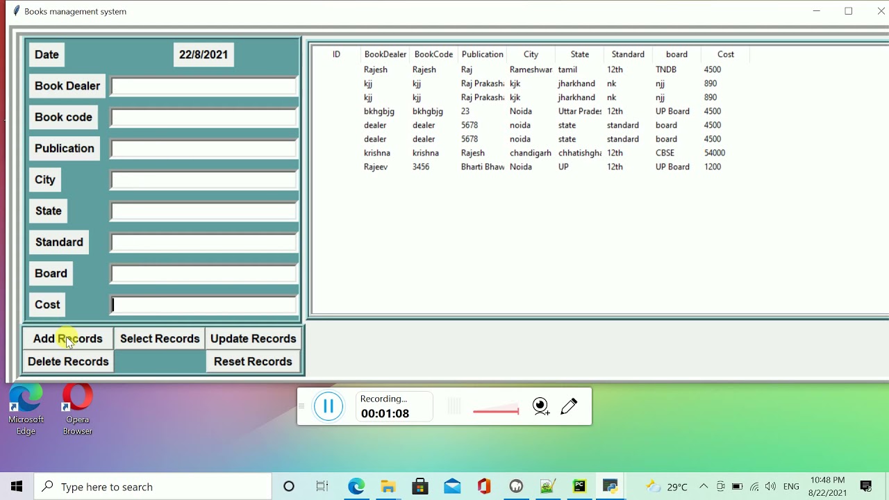 Python desktop app Presentation - YouTube