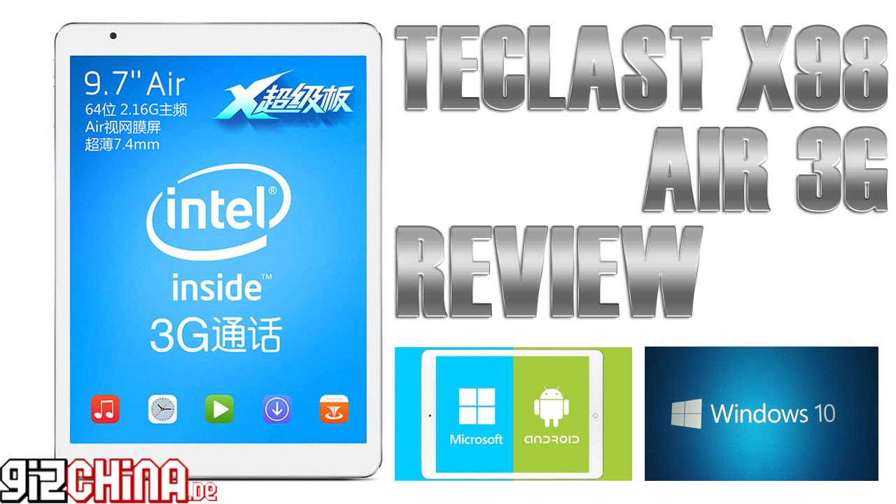 Teclast X98 Air 3g Windows 10 Review Test Deutsch Youtube Teclast X98 Air 3g Windows 10 Review Test Deutsch Youtube
