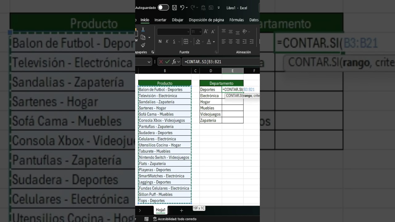 Te ha pasado tener datos mezclados y tener que contarlos con la funcion Contar.SI BDC