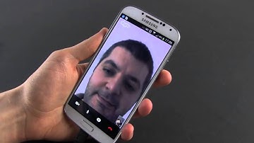 Samsung Galaxy S4: Skype test/call