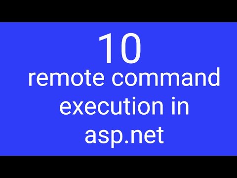 10 - ثغرة  remote command execution RCE  في asp.net وكيفية الحماية والترقيع