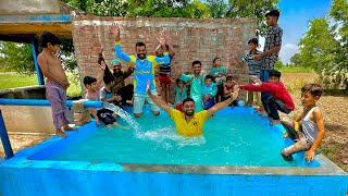 How to Build a new Swimming Pool in Our fields |  Building Amazing DIY Swimming Pool Step by Step