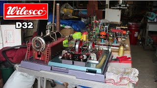 Wilesco D32 Twin Cylinder Toy Steam Engine and Wilesco Workshop