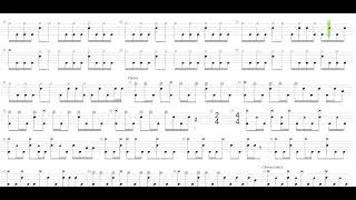 Beautiful + Sevendust + Drum only + Drum tab