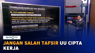 Jangan Salah Tafsir UU Cipta Kerja