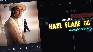 Ae Like Haze Flare CC tutorial on Alightmotion + preset #aeinspired #alightmotion #cctutorial