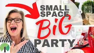 🔎How to Have a Party in a Small Space / SMALL SPACE ENTERTAINING STEP-BY-STEP