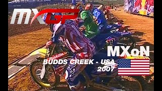 FIM Motocross of Nations History  Ep.8  MXoN 2007  USA, BUDDS CREEK #Motocross