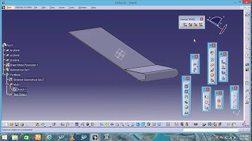Catia V5-tear drop
