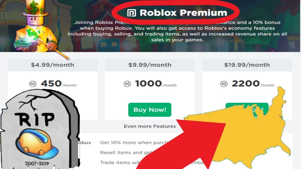 Premium Is Out In The Usa Rip Builders Club Roblox Youtube - wip rip guests roblox