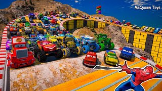 Cars Crazy McQueen High Impact Mack Monster Truck Miss Fritter Chick Hicks Tow Mater All Racing Toys