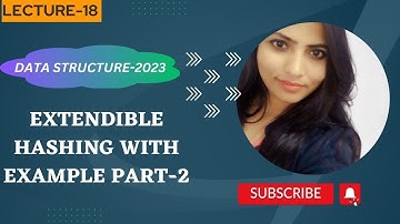 Data Structure-2023 || Extendible Hashing part-2 || Dynamic Hashing || DBMS||Lecture-18