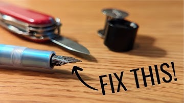 Troubleshooting Kaweco Sport Fountain Pen Flow Issues! Make a dry nib and feed write wet and smooth!