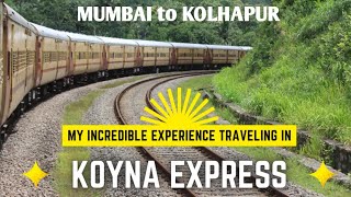 MUMBAI to KOLHAPUR | KOYNA EXPRESS 11029 CSMT | Full Train Journey in Sleeper Class |