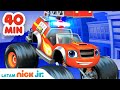 Blaze| 40 MINUTOS dos melhores momentos de resgate! | Nick Jr. em Português