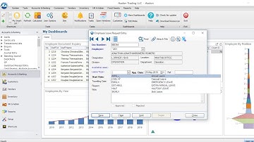 How to Create Leave Request in Axolon ERP