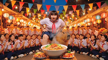 Capybara lần đầu ăn mì cay bị Mai hiểu lầm và cái kết #capybara