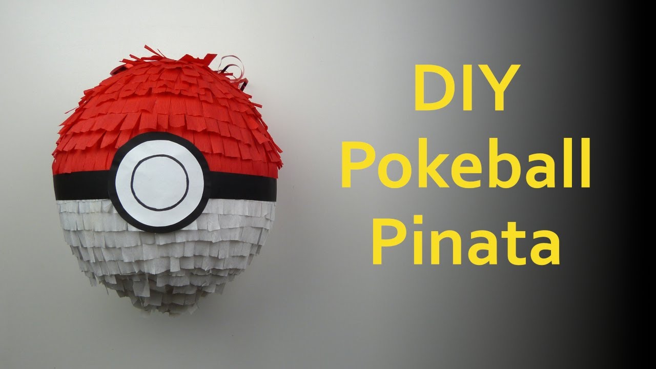 Pokeball Pinata - Pokemon. DIY Pinata 