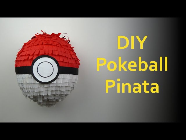 Pokeball Pinata - Pokemon. DIY Pinata 