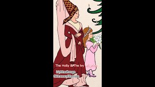 Holly And The Ivy | Christmas Songs with lyrics 2022 #shorts