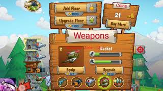 Tower Crush  level 8 / tower defence  game / Gameplay Zone 23S13 screenshot 5
