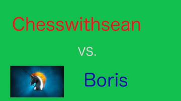 Sean vs. Computers #1 "Boris" | Sparkchess.com