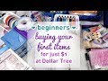Scrapbooking 101 For Beginners - Buying Your First Items For $1 At Dollar Tree