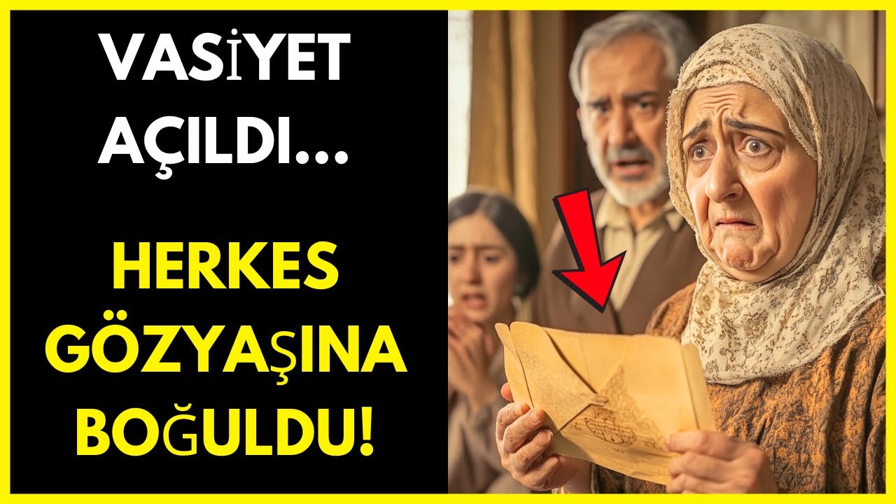 7 GÜN SONRA ORTAYA ÇIKAN VASİYET... TÜM AİLE GÖZYAŞLARINA BOĞULDU!