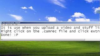 How to convert .camrec to.avi