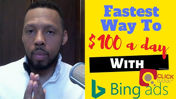 Fastest Way To $100 Per Day Clickbank With Bing Ads [step by step]