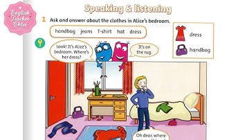 Starters - Unit 5: I like clothes - Lesson Speaking & listening - vocabulary