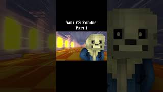 샌즈 VS 좀비 Sans VS Zombie Part 1 - Minecraft Animation