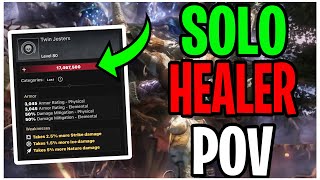 Defeat Twin Jester Isle Of Night Raid Full Fight Solo Healer Pov