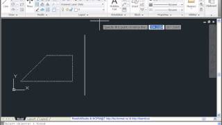 Зеркальное копирование объектов в AutoCad 2011 Зеркальное копирование объектов в AutoCad 2011