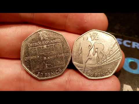 THE 2 CURRENT MOST VALUABLE OLYMPIC 50P COINS IN UK CIRCUALTION!!!