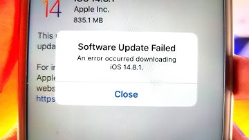 How To FIX " Software Update Failed " on ANY iOS Firmware! [An Error Occurred Downloading iOS]