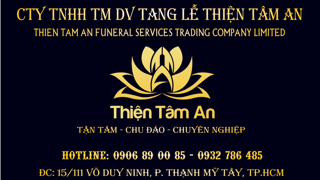 Lễ Tang Bà : Huỳnh Thị Phượng Loan...Pháp Danh : Tâm Quế..Hưởng Thọ : 67 tuổi.