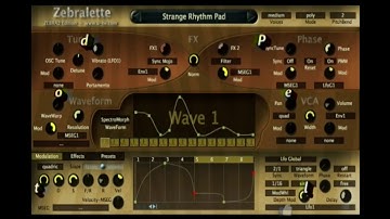 UHE  ZEBRALETTE FREE VST SYNTH SOUND DEMO