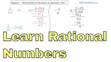 03 - Writing Rational Numbers as Decimals, Part 1