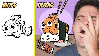 Quando Adultos Pintam Desenhos De Criança 13