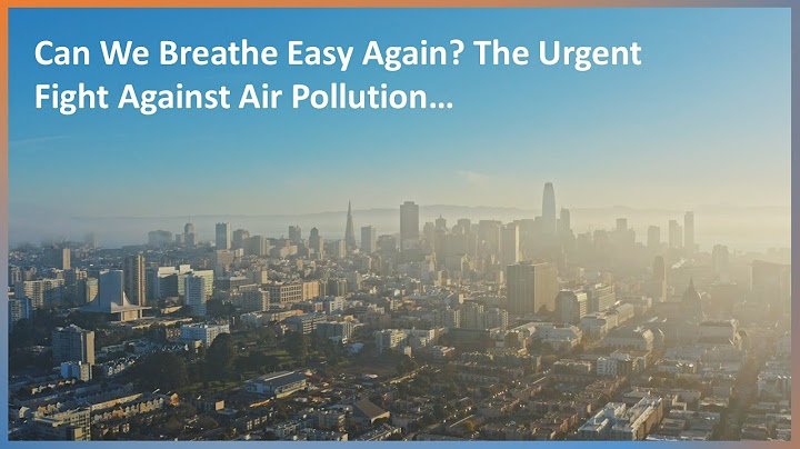 Can We Breathe Easy Again? The Urgent Fight Against Air Pollution