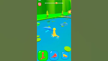 Shape shifting Funny Race Gameplay new hyper casual games #shorts #shortsvideo #shapeshifting