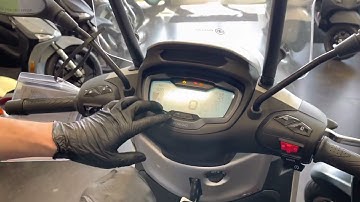 Piaggio BV400 Speedometer Units Setup