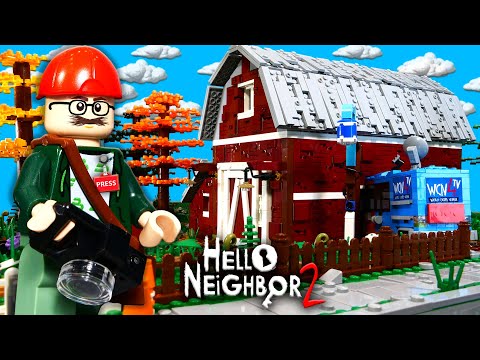 Видео: LEGO ГОРОД из ПРИВЕТ, СОСЕД 2 - Амбар #3 / Hello Neighbor 2 MOC