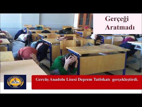 Deprem Tatbikatı Nasıl Yapılır? Gercüş Anadolu Lisesi 2019-2020