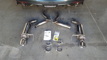 2016 Mustang GT with Flowmaster X-Pipe and Magnaflow Competition Axle-Back