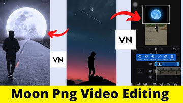 How To Edit Moon Png Video Editing 😱 | Moon Png Video Editing | Sky main moon png kaise lagaye |