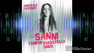 Miniatura de vídeo de "Sanni - tahdon rakastella sinua (lyrics)"