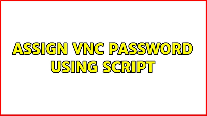 Ubuntu: Assign VNC password using script (4 Solutions!!)