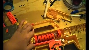 NERF: N-Strike Deploy Cs-6 Mod Guide (AR removal and Spring Mod)